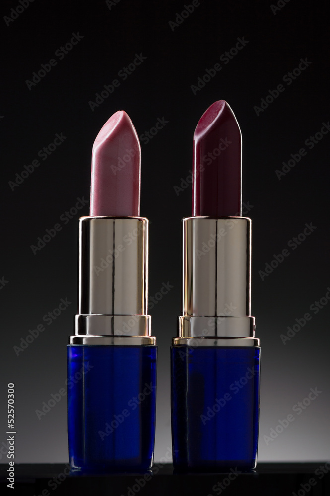 Multi-colored lipstick