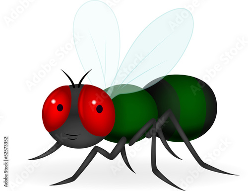 Green fly cartoon