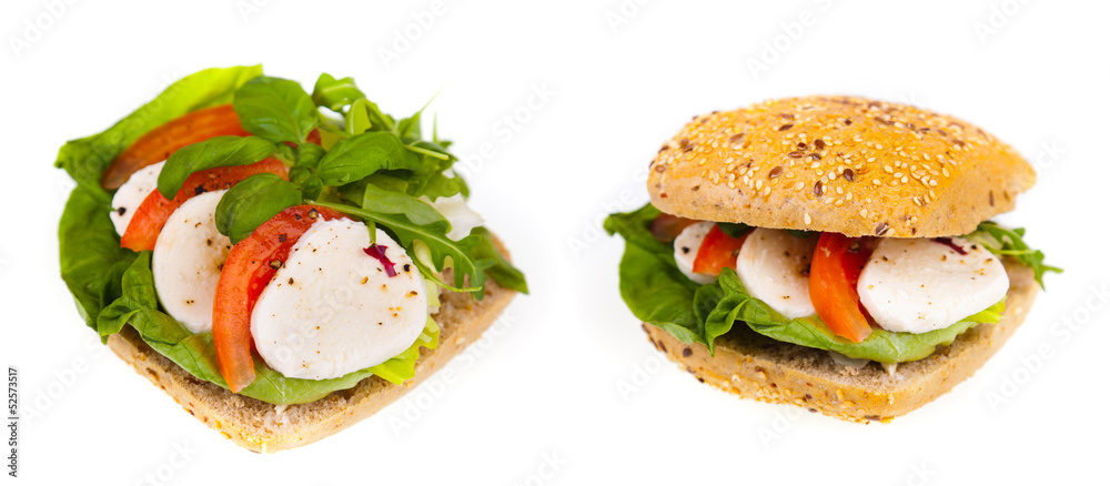 Delicious and healthy sandwich