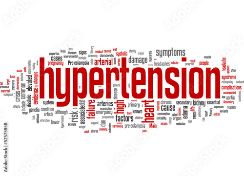 hypertension (blood, pressure, heart, tagcloud)