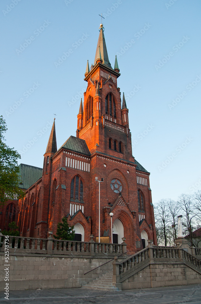 Obraz premium Church in Pruszkow - Poland