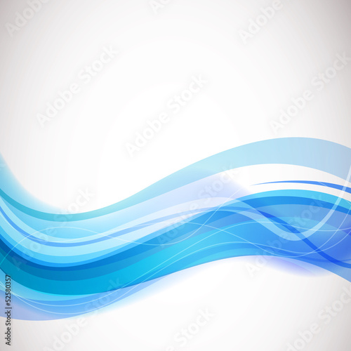 Vector Illustration of an Abstract Wave Design