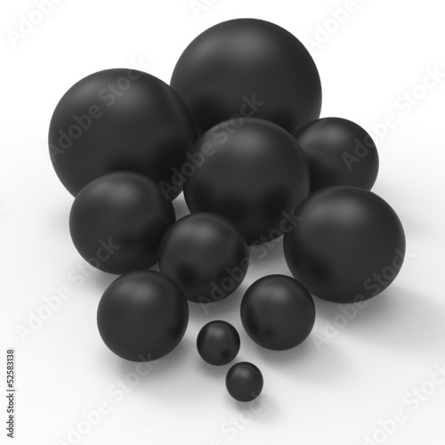 Abstract background with sphere isolated