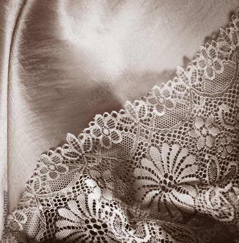 Lace underwear background - vintage style