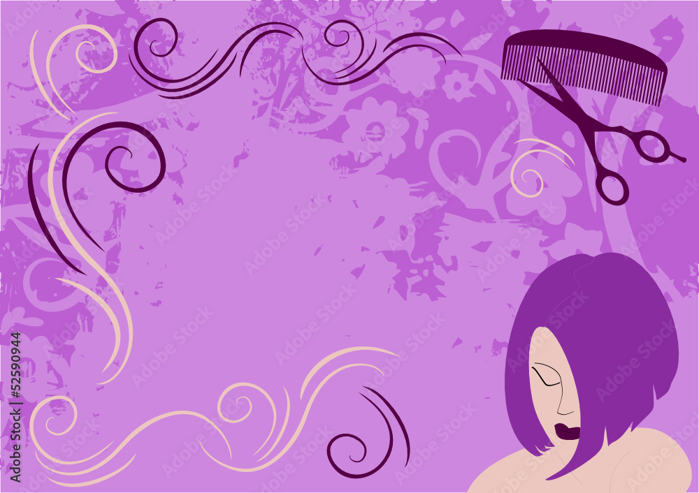 Beauty Salon Vector Frame for Business Card Beauty Salon Vector Frame for Business Card