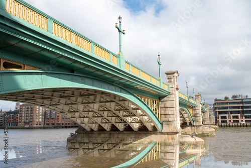 Southwark Bridge Reflections - London