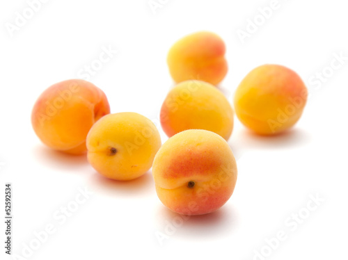 small ripe apricots