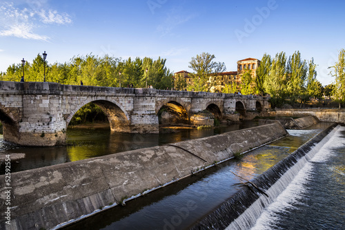San Marcos Bridge on the River Bernesga, Leon (Castilla y Leon), photo