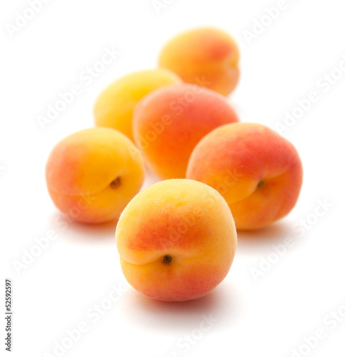 small ripe apricots