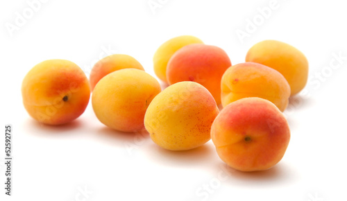 small ripe apricots