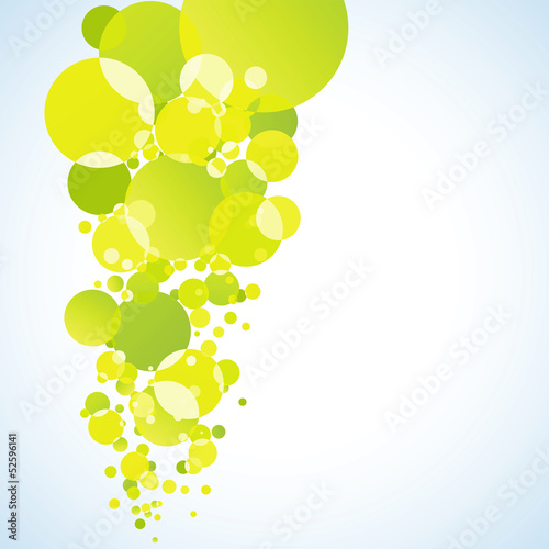 Abstract yellow bubble. EPS 8