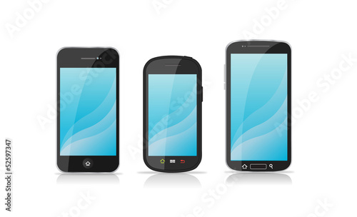 mobile phone vector set