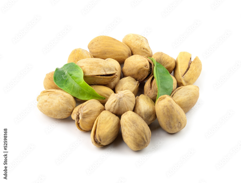 Obraz premium pistachios isolated