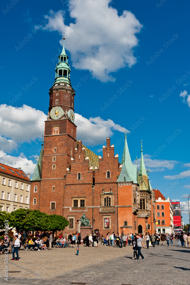 Obraz premium Wrocławski rynek