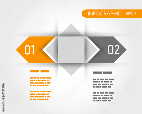 orange arrows two options
