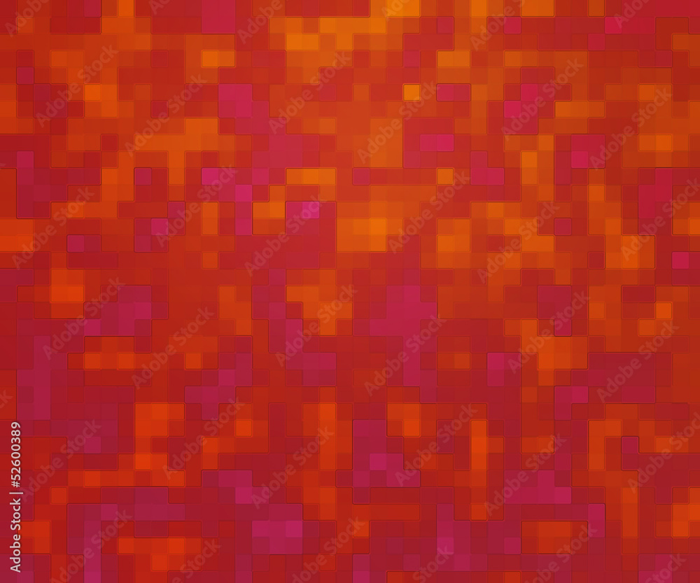 Red Pixels Mosaic Texture Red Pixels Mosaic Texture