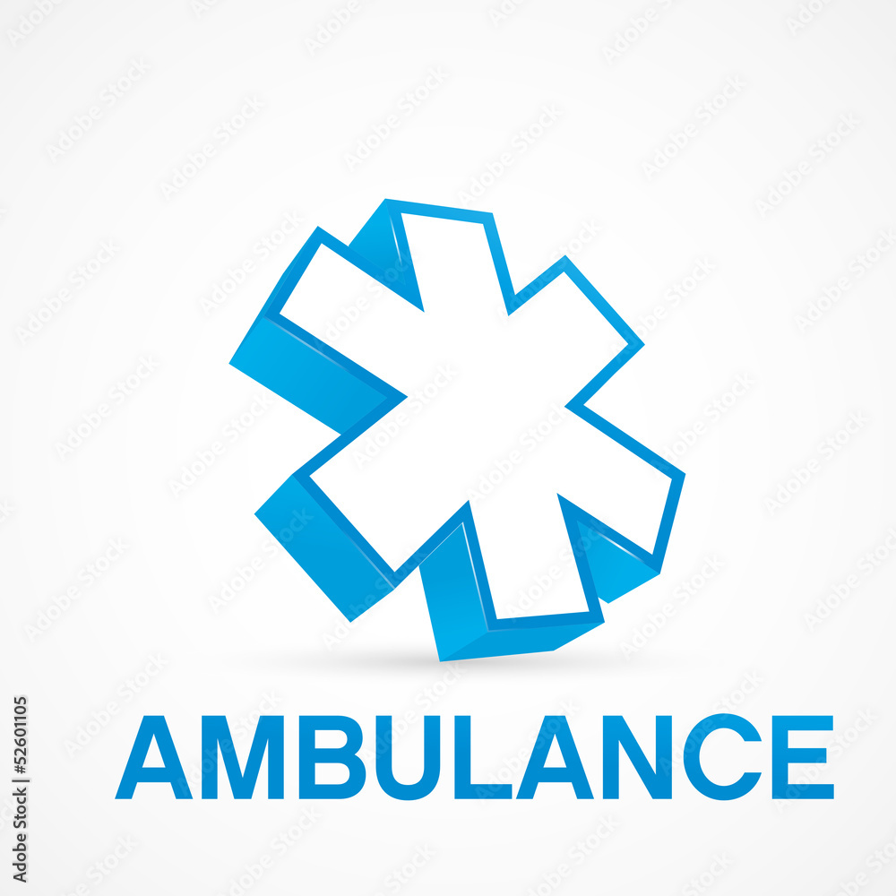 Obraz premium picto ambulance