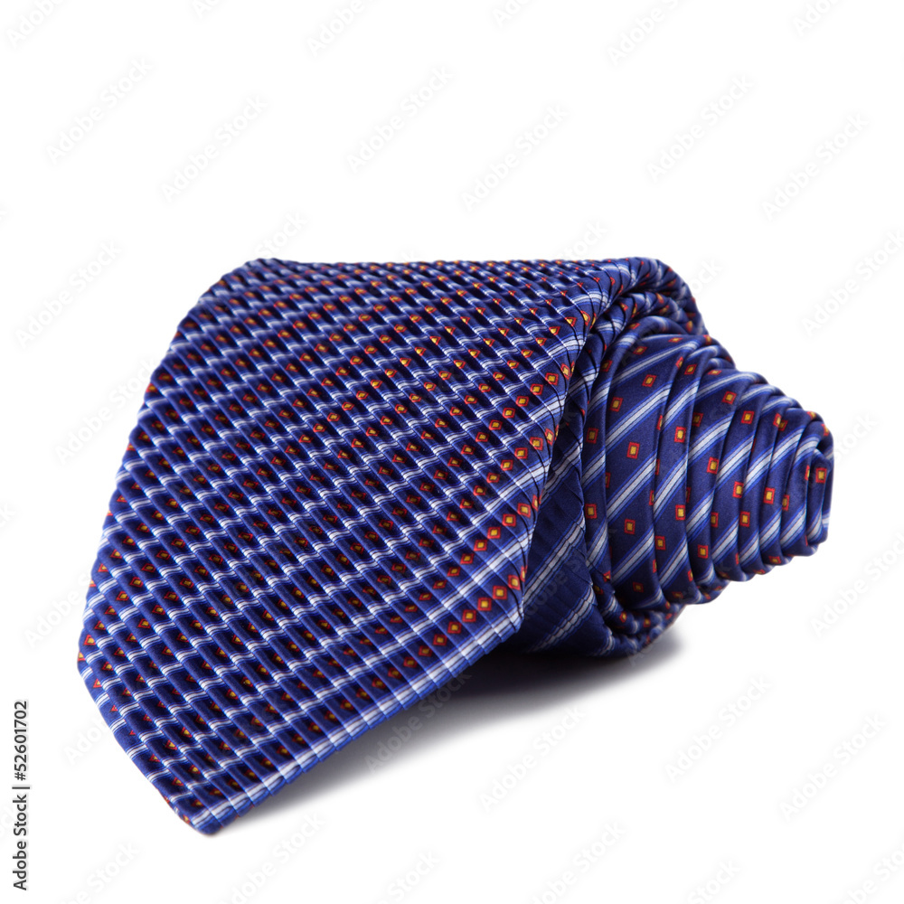 Stylish silk male tie ( necktie ) on white. Stylish silk male tie ( necktie ) on white.