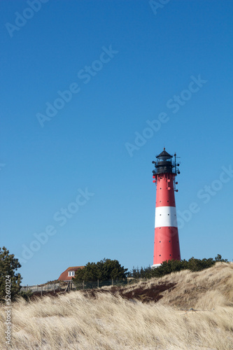 Lighthouse and beach grass
