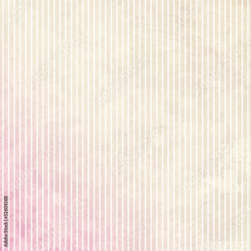 Retro Background Stripes Beige/Pink