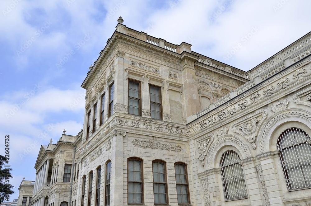 Details of Baroque Architecture at Dolmabahce Palace