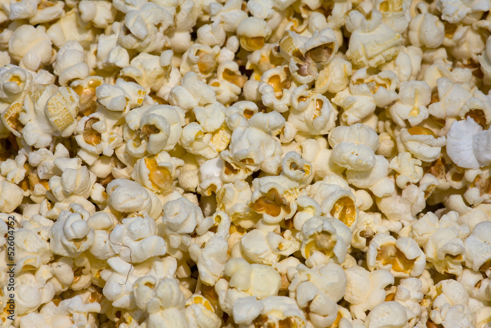 Salted popcorn background Salted popcorn background