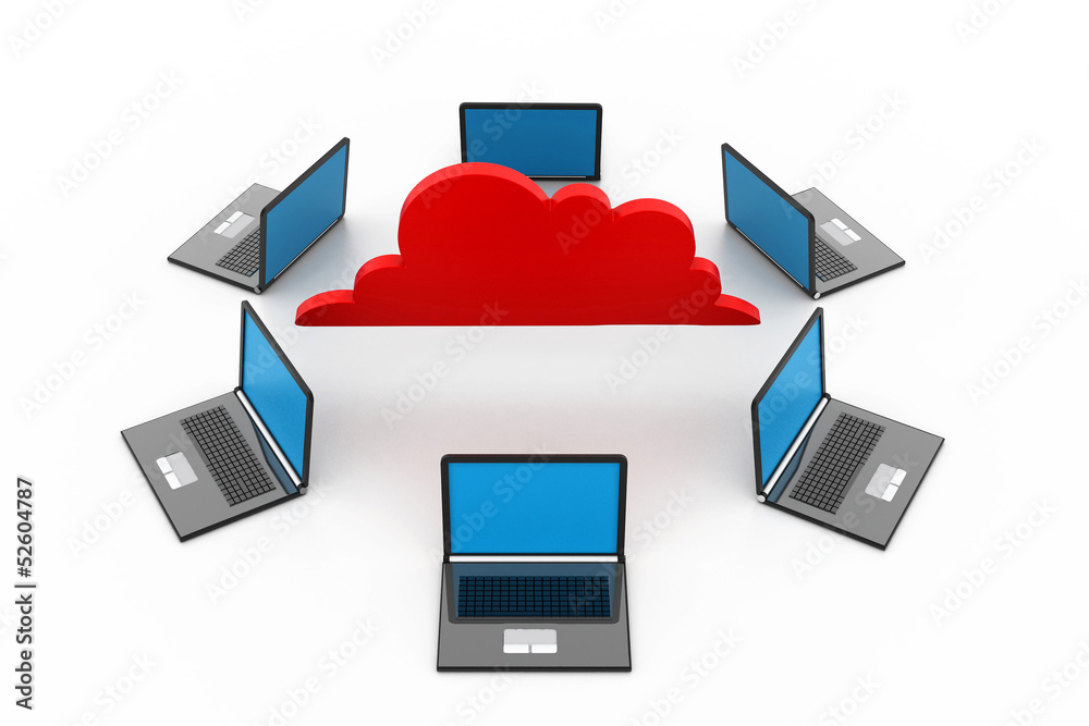 cloud computing concept.