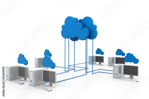 Cloud computing devices.