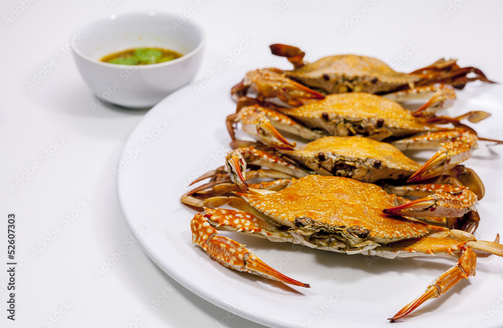 Hot Steamed Blue Crabs. Hot Steamed Blue Crabs.