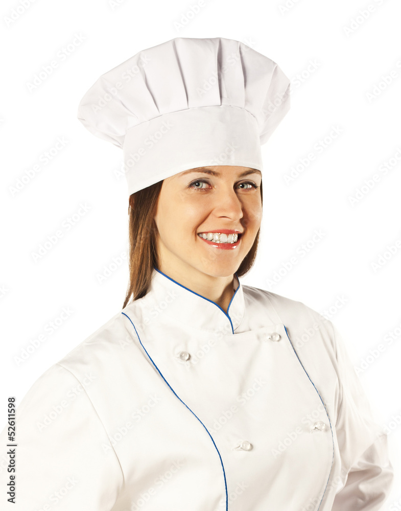 happy female cook happy female cook