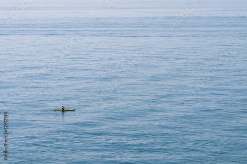 Billede på lærred canoeist