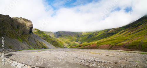 Valley in Iceland photo