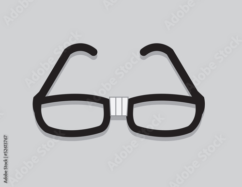 Nerdy glasses with taped center
