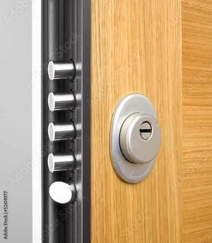 Wooden doors with lock 7