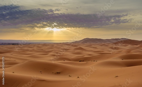 Sand dunes of Erg Chebbi  Morocco