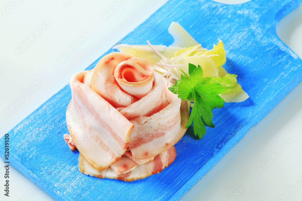 Sliced bacon Sliced bacon