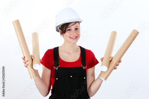 Canvas Print L_Chantier