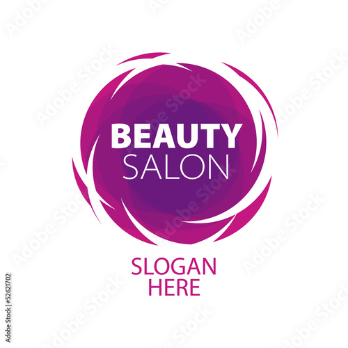abstract logo of beauty in the form of a ball