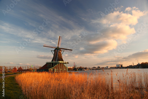 Landscape with windmill in Holland