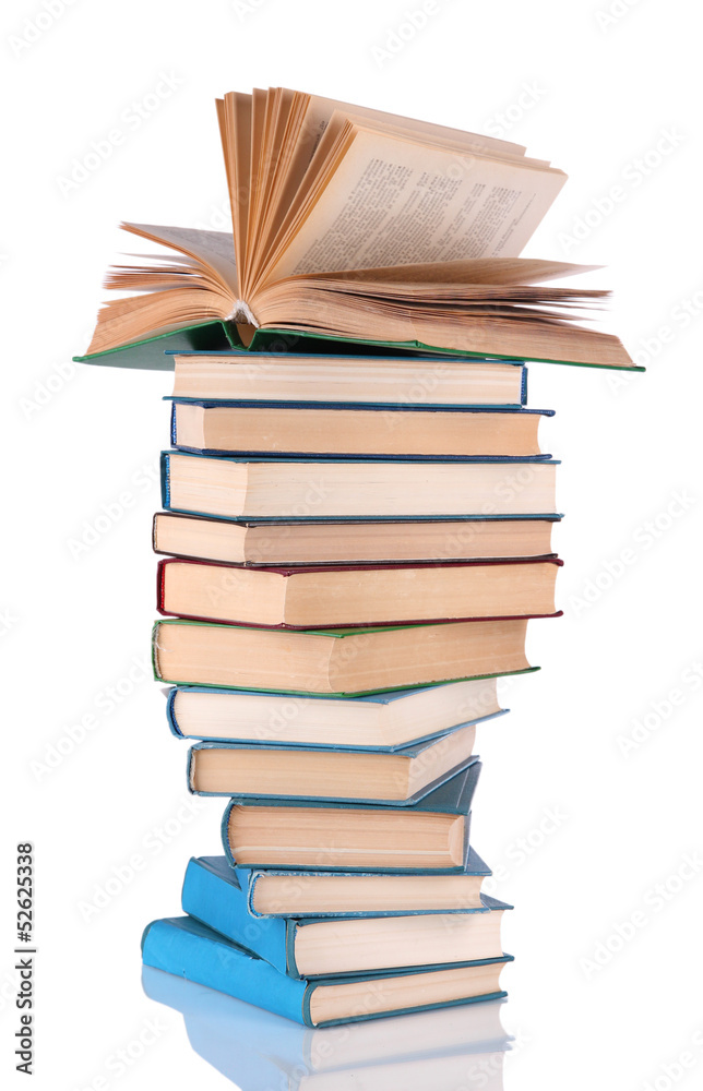 Spiral books isolated on white Spiral books isolated on white