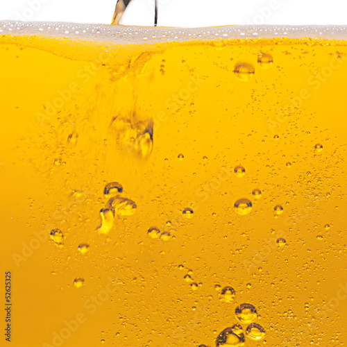 Canvas Print Beer bubbles.