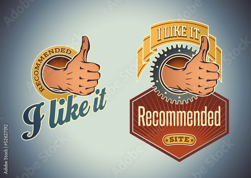 Thumb up labels