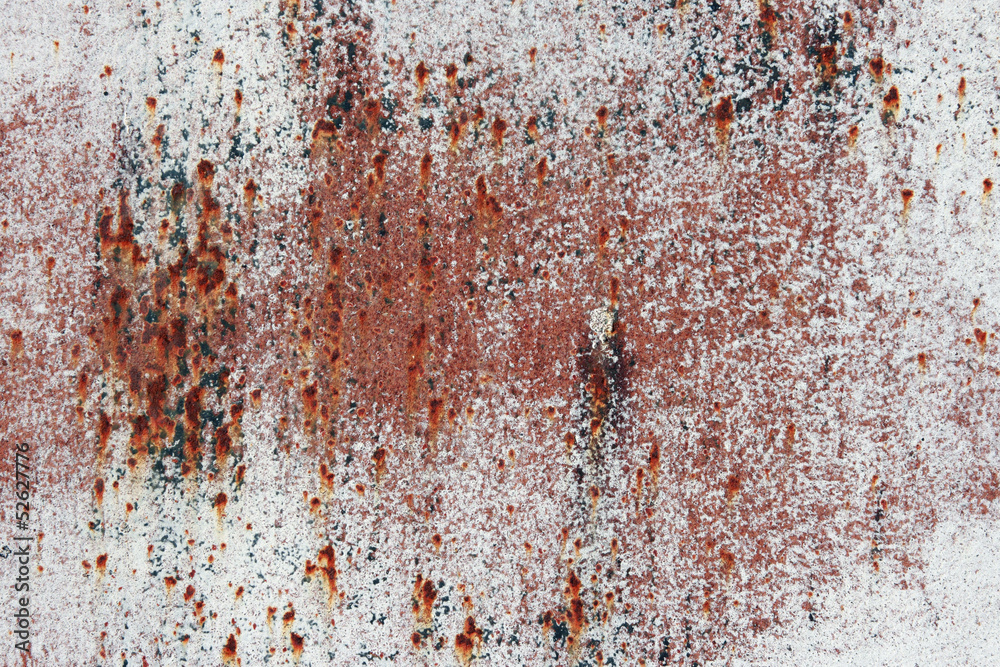 Old rusty white metallic background. Old rusty white metallic background.