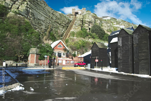 East hill funicular railway in Hastings
