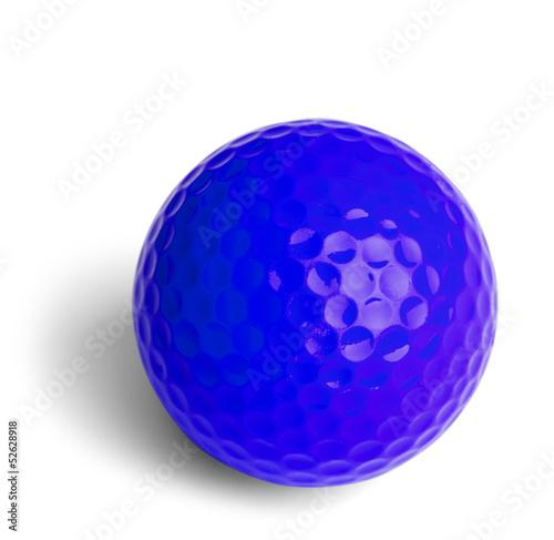 Blue Golf Ball