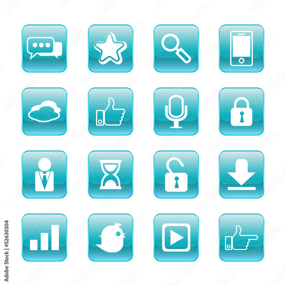 web, communication icons: internet vector set. web, communication icons: internet vector set.