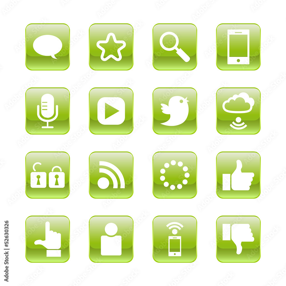 web, communication icons: internet vector set. web, communication icons: internet vector set.