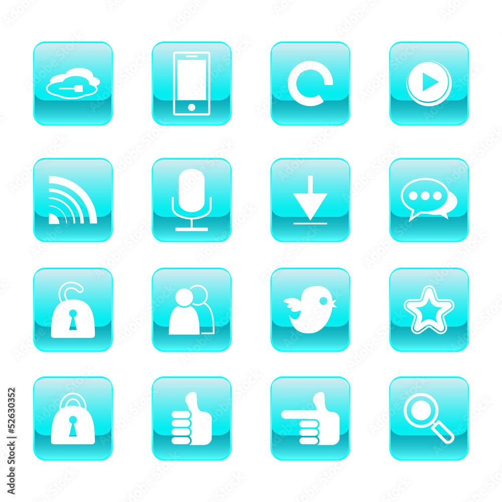 web, communication icons: internet vector set. web, communication icons: internet vector set.