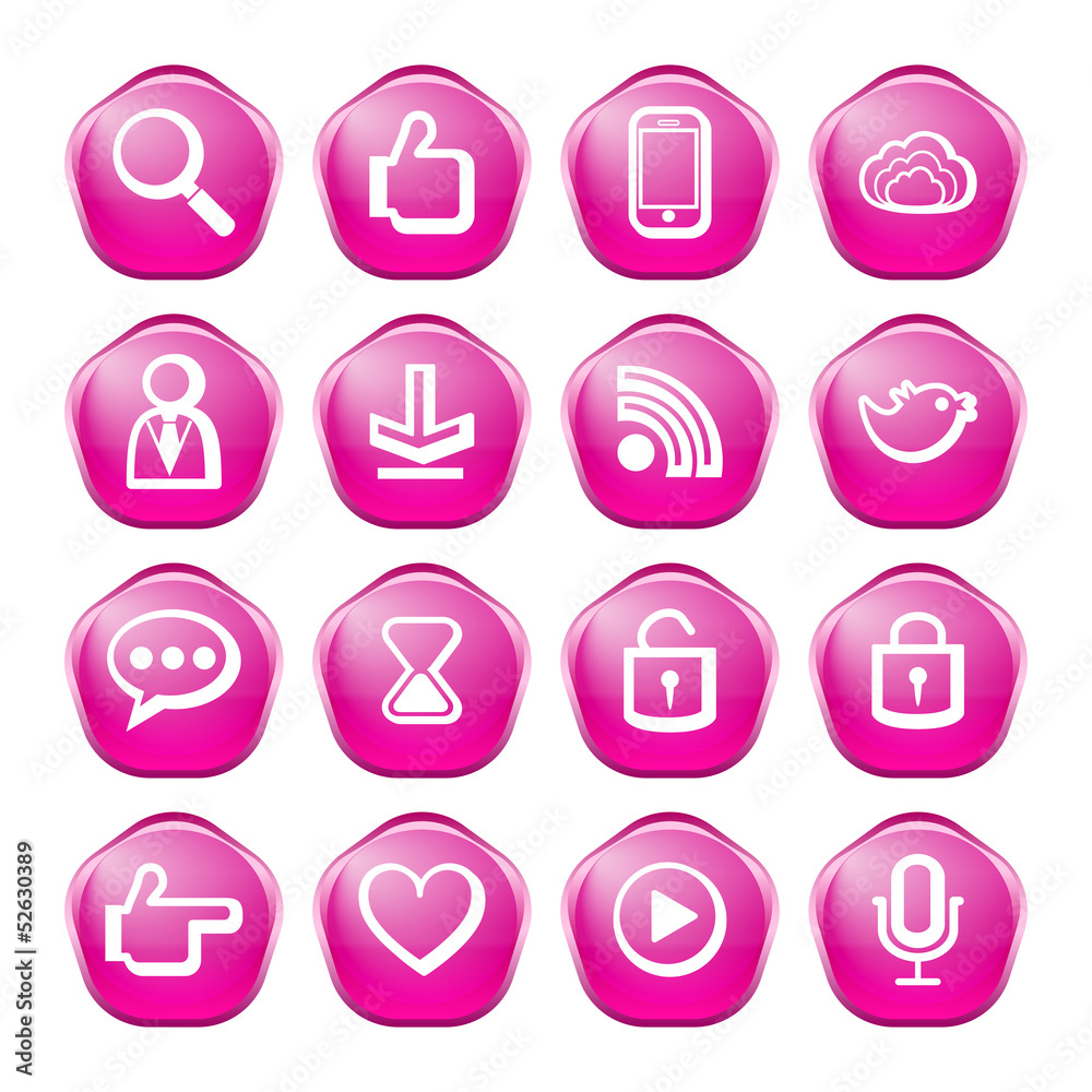 web, communication icons: internet vector set. web, communication icons: internet vector set.