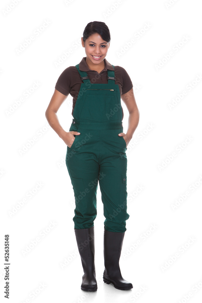 Fototapeta premium Young Female Gardner